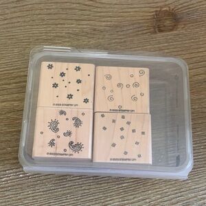 Stampin’ Up! Rubber Stamp Set Fresh Fillers Set of 4